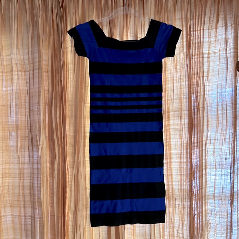 Bebe striped dress